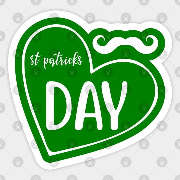 Love St Patricks Day Sticker by BrightOne